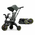 Складной трехколесный детский велосипед - коляска с родительской ручкой Doona Liki Trike S1, цвет: Slate Green