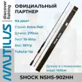 Спиннинг для рыбалки Nautilus Shock NSHS-902HH 270см 15-55гр