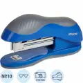 Комплект 5 штук, Степлер Attache leader до 15 листов, синий/серый, №10 антистеп