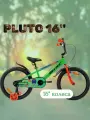 Велосипед детский AIST PLUTO 16 колеса, 1 скорость, блестящий зеленый