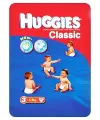 Набор из 3 штук Подгузники Huggies Classic Soft&Dry Дышащие 3 размер (4-9кг) 16шт
