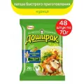 Лапша быстрого приготовления Доширак Квисти со вкусом курицы, 48 шт по 70 г