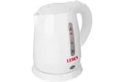 Электрический чайник LEBEN 1 л, 1350 Вт, скрытый нагревательный элемент, пластик, 2 цвета 291-044
