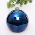 Новогодний шар 25 см «Глянец», сапфир, пластик, для елки и декорирования