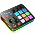 Аудиомикшер MAONO G1 NEO, RGB, Bluetooth, для подкастинга, Создания контента, Для игровых стримеров, Звуковая карта