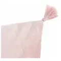 Этель Чехол на подушку с кисточками Этель цвет розовый, 45х45 см, 100% п/э, велюр