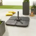 Подставка для зонта Мир Дачника, пластик, 50x50х7.5см, чёрная