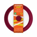 Крышка для любой сковороды и кастрюли универсальная 3 размера (22-24-26 см) бордовая, DASWERK, 607587 1 шт