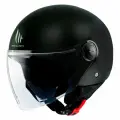 Открытый шлем для мотоциклистов MT STREET S SOLID Matt Black M