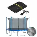 Безопасная сетка Внутри для батута для замены 12 футов 6 столбы (366cm), Высота 1,83м