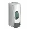 Диспенсер для мыла GFmark 631 пластиковый хромированный с глазком с педалью 350 мл