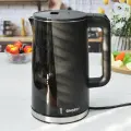 Электрический чайник ENERGY E-208 1,7л двойной корпус, черный, 2200 Вт