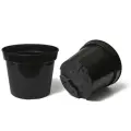 Горшок для рассады, 20 л, d = 35,5 см, h = 30,5 см, чёрный, Greengo