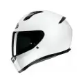 Мотошлем интеграл HJC C10 WHITE, поликарбонат, XL, белый глянцевый