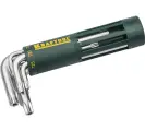 KRAFTOOL 8 шт, набор коротких имбусовых ключей (27433-1)