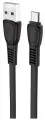 Кабель USB-Am/MicroBm 2.0 Hoco X40 2.4A Black - 1м черный