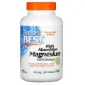 Doctor's Best High Absorption Magnesium Lysinate Glycinate 100% Chelated, Магний с высокой усваиваемостью 100 мг 240 таблеток