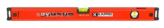 Уровень строительный KAPRO / Капро PLUMBSITE GENESIS коробчатый магнитный, 2 глазка, из алюминия, длина 60см / измерительный инструмент