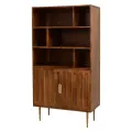 Шкаф из массива, КРИСТА, книжный, для посуды и вещей, в гостиную