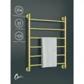 Полотенцесушитель Водяной Onix, модель Classic Gold 600x800 Лесенка с нижним подключением, Матовое золото, полный комплект