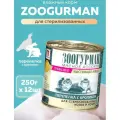 Корм влажный Зоогурман для кошек Мясное ассорти Перепелка с кроликом для стерилизованных котов и кошек 12шт*250гр
