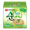 Лапша быстрого приготовления Soon Veggie овощная Nongshim, пачка 112 г х 5 шт