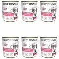 Влажный корм для собак (консервы) Best Dinner Premium Меню №4 С телятиной и овощами, 340 гр * 6 шт
