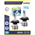 Комплект Светодиодных Ламп Led H4 Rpl2 12в/24в 6500к X2 Narva арт. 18032