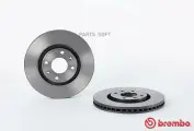 BREMBO 09.8760.11 Диск тормозной передн. с УФ покрытием CITROEN (DF-PSA) XSARA PICASSO MPV (N68) 09/01-01 ()