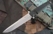 Нож Kizlyar Supreme Trident, сталь AUS-8, SW, рукоять кратон