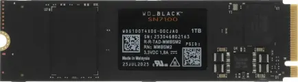 Внутренний SSD-диск Western Digital Black SN7100