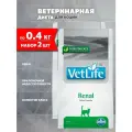 FARMINA VET LIFE FELINE RENAL для взрослых кошек при почечной недостаточности (0,4 + 0,4 кг)