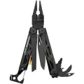 Мультитул Leatherman Signal Black черный с чехлом на кнопке, 19 функций