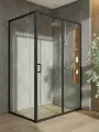 Душевой уголок Orange 130x90 E23-13090TB профиль Черный матовый стекло прозрачное