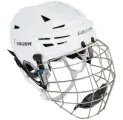 Шлем хоккейный Bauer RE-AKT 155, размер M, белый, с решеткой