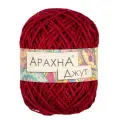 Пряжа ARACHNA Jute 5 шт. по 100 г 90 м 100% джут № 015 красный