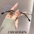 Компьютерные очки Zabologen, защита от синего света, металл, 0 диоптрии