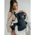 Эргорюкзак для новорожденных кенгуру слинг переноска Ergonomic Mesh, антрацит BABYROX
