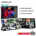 ZEUSLAP 18.5 120 Гц Z18W Двухэкранный Портативный Монитор с Разрешением и 360 Перевертываемым Вторичным Экраном для ноутбука Switch Steam Deck PS5 Xbox