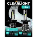 Светодиодные автолампы Clearlight Type X5 H4 4000 lm 3000K 2шт