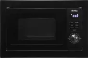 Микроволновая печь Domfy DM2540BW BG 25л. 900Вт черный (встраиваемая)