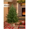 Елка искусственная новогодняя литая небольшая 90 см, ель для помещений, Поезд Ёлок