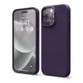 Elago для iPhone 14 Pro чехол Soft silicone (Liquid) Dark Purple