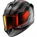 Мотошлем интеграл Shark D-SKWAL 3 SIZLER Black/Anthracite/Red, M