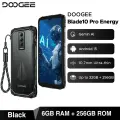 Защищенный телефон DOOGEE Blade10 Pro Energy с экраном 6,56 дюйма, толщиной 10,7 мм, 6 ГБ ОЗУ, 256 ГБ ПЗУ, аккумулятором 6150 мА·ч