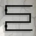 Полотенцесушитель водяной Moda-Quadro-2 50х40 (см) Черный Прямое подключение