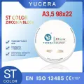 Стоматологический циркониевый блок Yucera ST Color A3.5 98х22