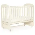 Кроватка для новорожденных BEBIZARO REGENCY VANILLA Универсальный маятник (ШхГхВ) 125х67х105 см