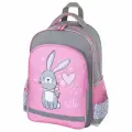Рюкзак Пифагор School для начальной школы, 1 отделение, 3 кармана, Adorable bunny, 38x28х14 см, 270654