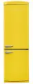 Двухкамерный холодильник Schaub Lorenz SLU S335T4E No frost, желтый
